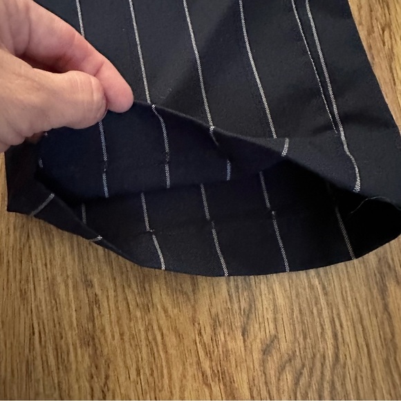 Gant Blue Pinstriped Wool blend pants size 48 - Picture 4 of 11